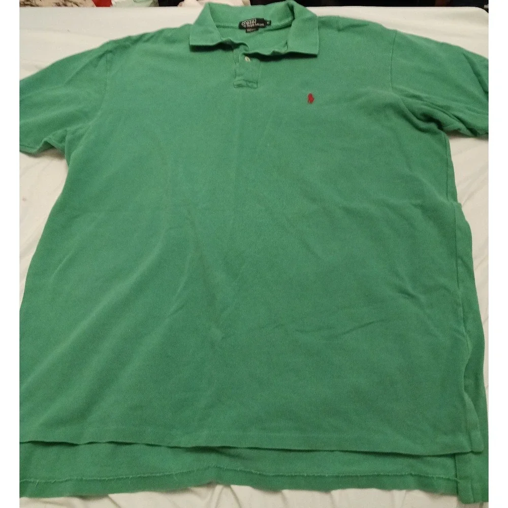Polo Ralph Lauren Men's Kelly Green‎ Classic Short Sleeve Polo, XL